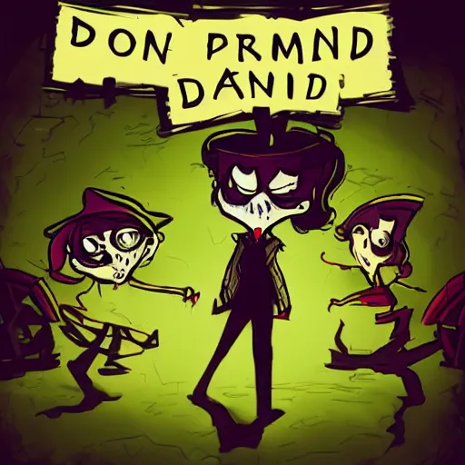 Prompt: the promised land, don’t starve art style