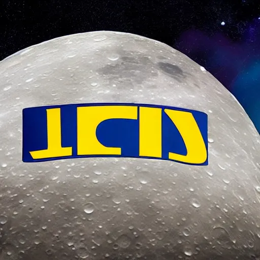 Prompt: lidl on the moon