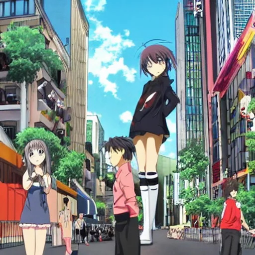 Prompt: anime set in Sydney Australia