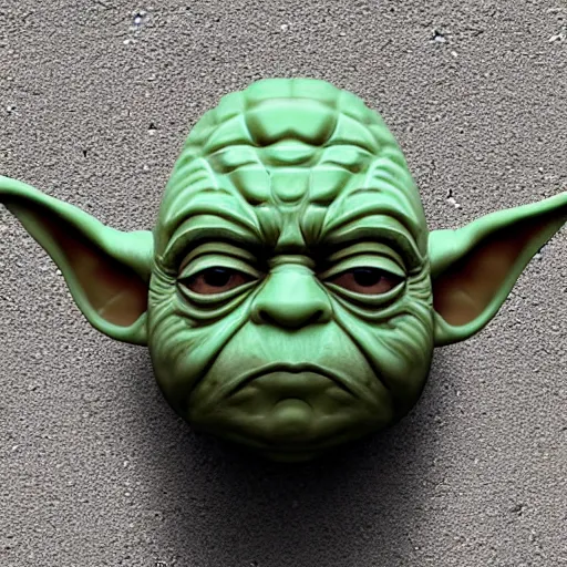 Image similar to toilet with angry facial expression, used by yoda