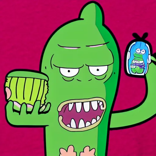 Prompt: pickle Rick