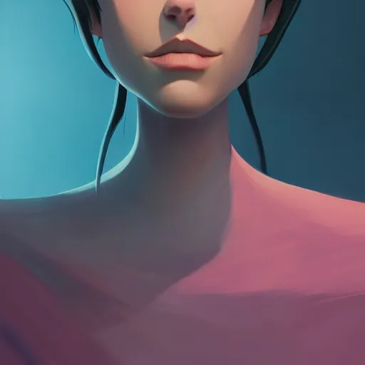 Image similar to face icon stylized minimalist contact 1 9 9 7, loftis, cory behance hd by jesper ejsing, by rhads, makoto shinkai and lois van baarle, ilya kuvshinov, rossdraws global illumination