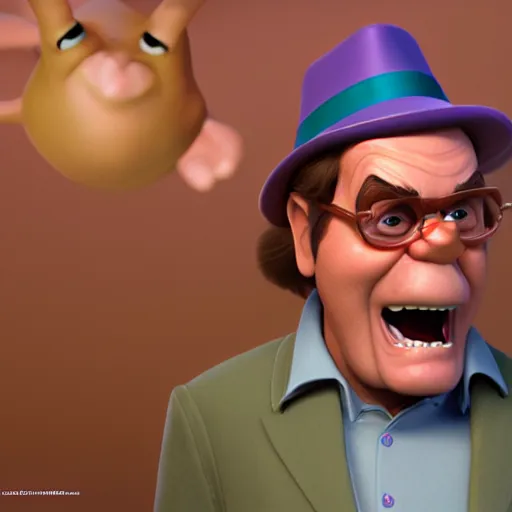 Image similar to jack nicholson as a pixar disney character from up ( 2 0 0 9 ), unreal engine, octane render, 3 d render, photorealistic