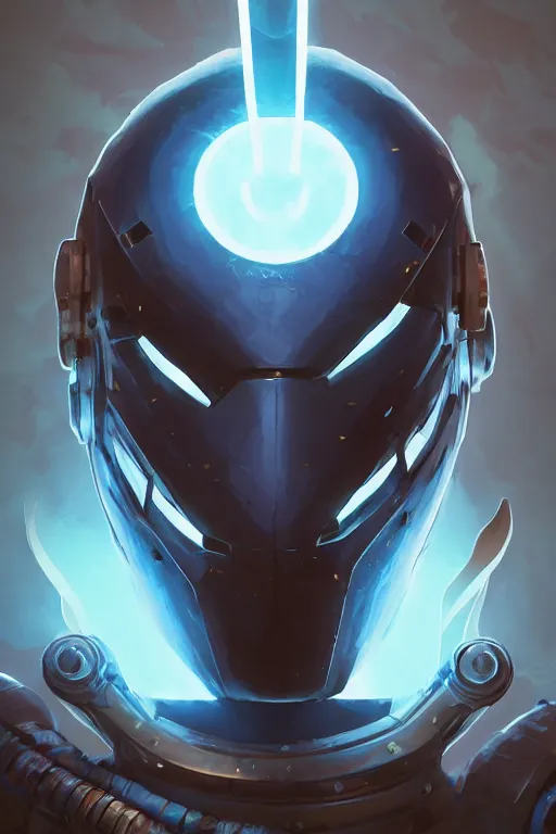 Image similar to epic mask helmet robot ninja portrait stylized as fornite style game design fanart by concept artist gervasio canda, behance hd by jesper ejsing, by rhads, makoto shinkai and lois van baarle, ilya kuvshinov, rossdraws global illumination radiating a glowing aura global illumination ray tracing hdr render in unreal engine 5