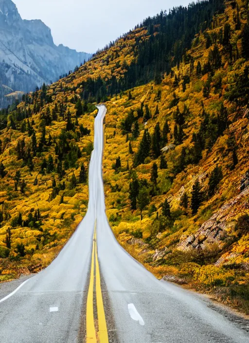 Image similar to a road that goes on forever