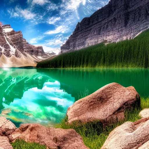 Image similar to Beautiful Alberta lake image UHD 4K