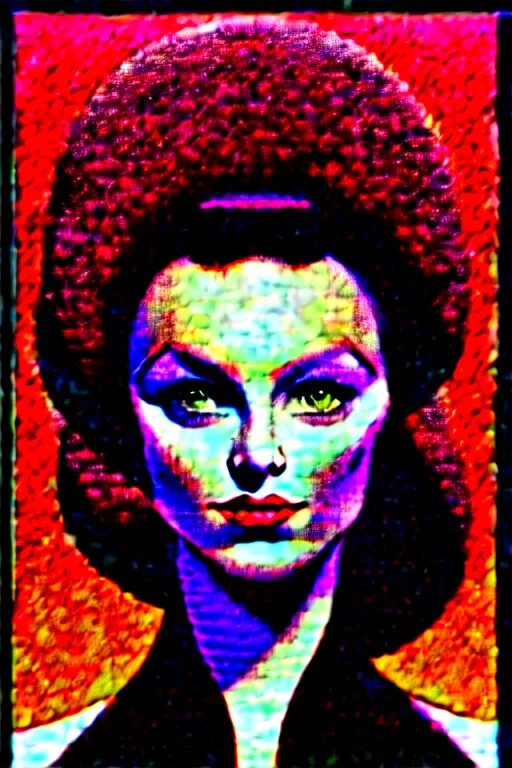 Prompt: portrait of a woman by Philippe Caza