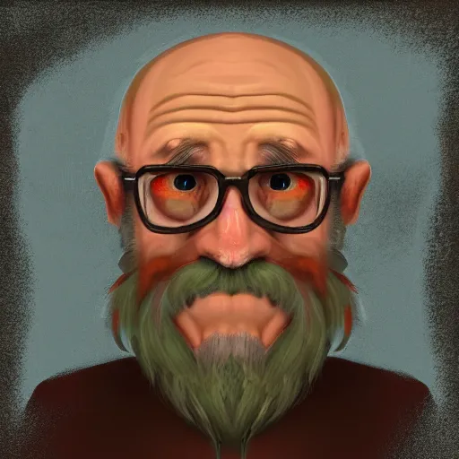 Image similar to the old guy from squid games, portrait