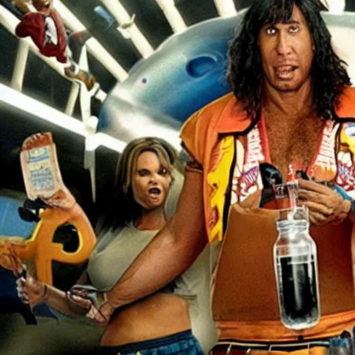 Image similar to Idiocracy movie still