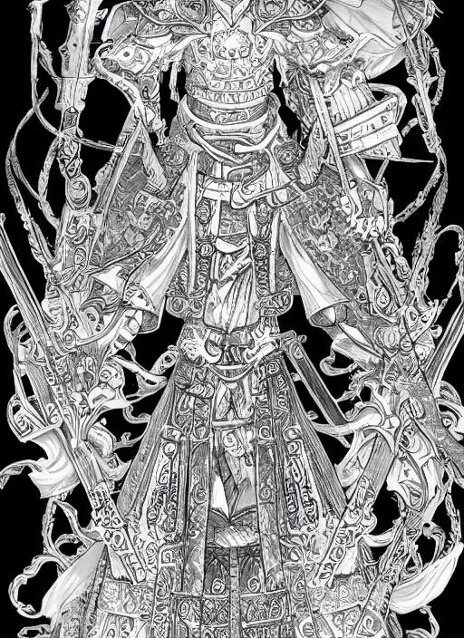 Prompt: xianxia hero, detailed, intricate, manga illustration