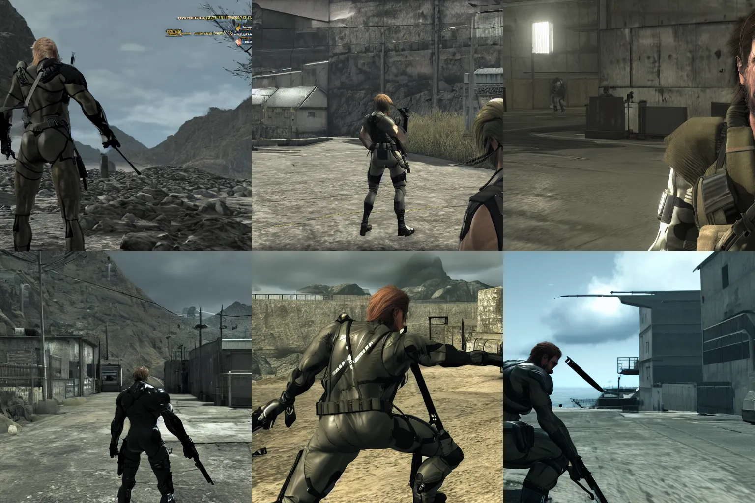 Prompt: Metal Gear Solid 6 ingame screenshot 4k max settings 60 fps
