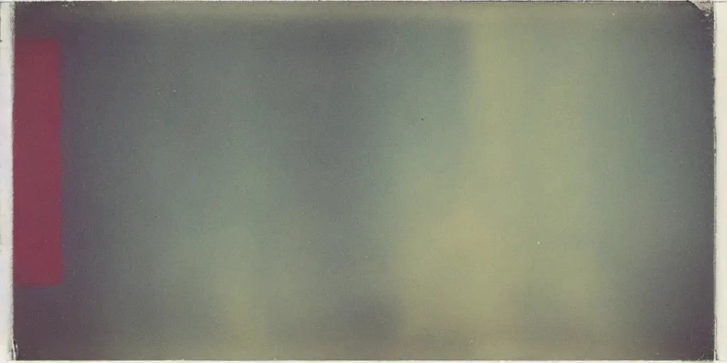 Prompt: expired polaroid of unknown things, scratches, light leaks, in the style of rothko and gerhard richter