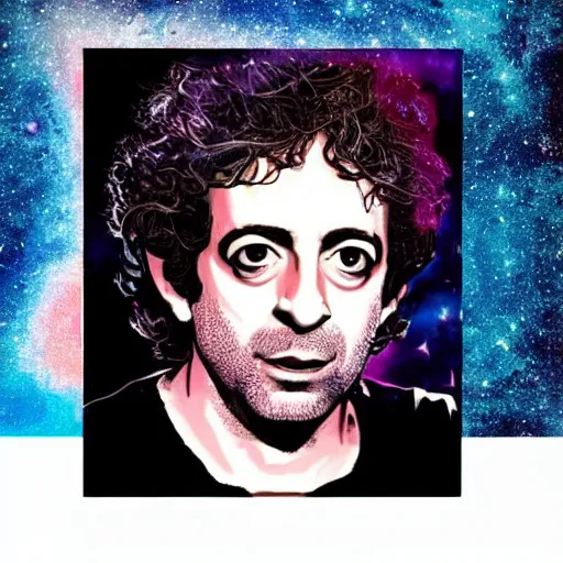 Prompt: gustavo cerati made of the universe