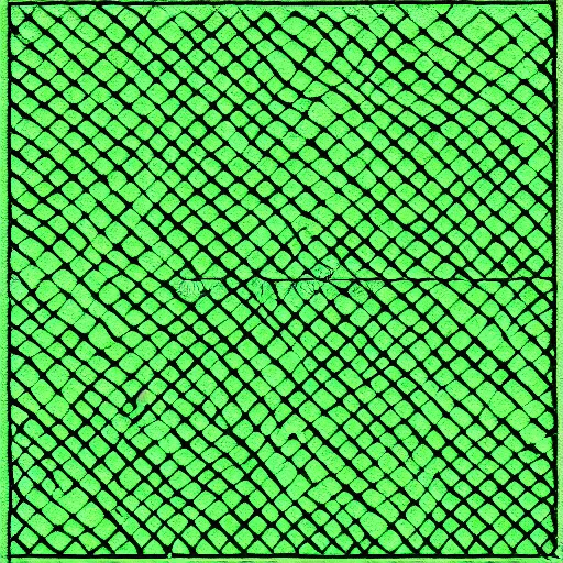 Prompt: grass isometric halftone