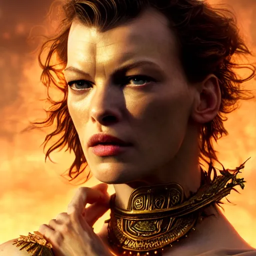 Prompt: milla jovovich as majestic gracious regal goddess persephone portrait, ancient greece, elysium, atmospheric lighting, painted, intricate, volumetric lighting, beautiful, rich deep colours masterpiece, golden hour, sharp focus, ultra detailed, by leesha hannigan, ross tran, thierry doizon, kai carpenter, ignacio fernandez rios