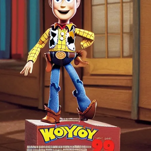 Prompt: woody from toy story movie 1999