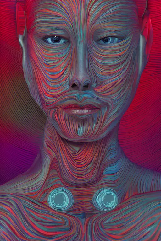 Prompt: abstract and surreal artistic visual representation of human empathy trending on artstation