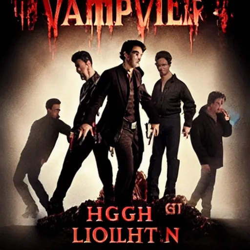 Prompt: <movie still quality=high lighting=awesome>Vampires Holding Guns</movie>