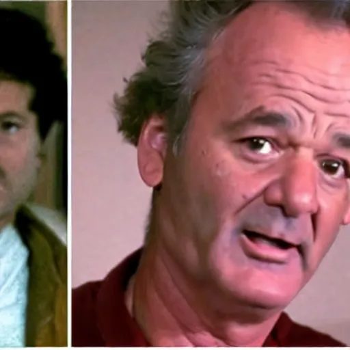 Prompt: bill murray in john carpenters the thing