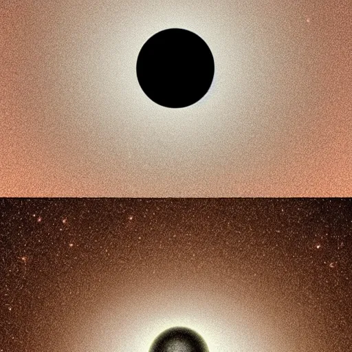 Prompt: blackhole illustration from earth and bunch of people watch, unreal engine, vector art