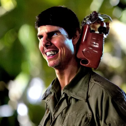 Image similar to Tom Cruise in Tropic Thunder by Ben Stiller