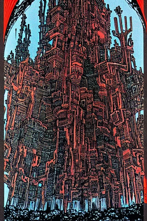 Image similar to castle by Philippe Druillet