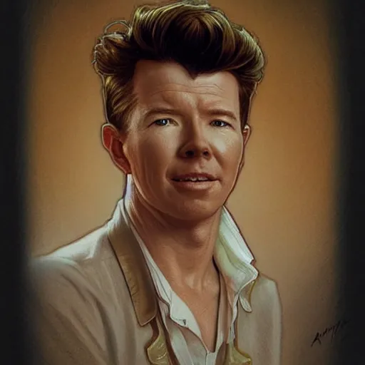 Rick Astley portrait Rickrolling rick-roll Never Gonna Give You Up Painting  by Argo - Fine Art America