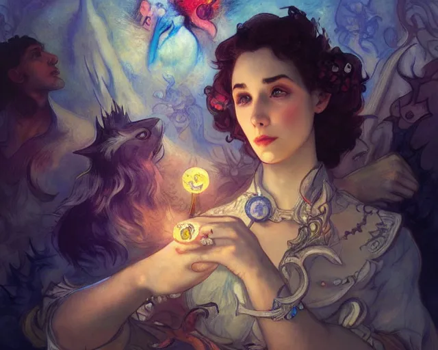 Image similar to photography of marc chagall, deep focus, d & d, fantasy, intricate, elegant, highly detailed, digital painting, artstation, concept art, matte, sharp focus, illustration, hearthstone, art by artgerm and greg rutkowski and alphonse mucha