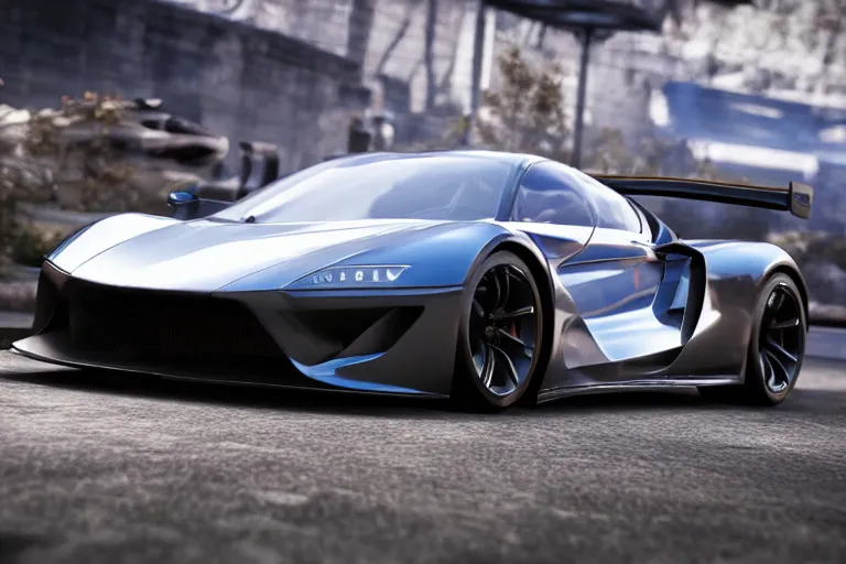 Image similar to photo wallpaper sport car gran turismo 7 forza horizon need for speed fast and furious 5 unreal engine supercar hypercar game concept car octane render, 4 khd 2 0 2 2 3 d cgi rtx style chrome reflexion global illumination ray tracing hdr arstation pixar and disney unreal