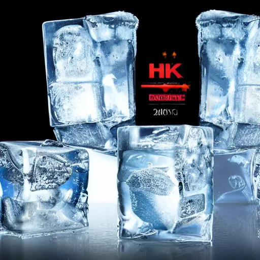 Image similar to ice blocks highly detailed award winning 4 k high definition