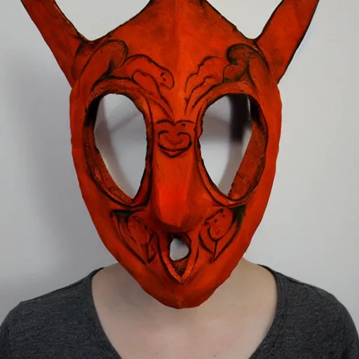 Image similar to orange gothic mask