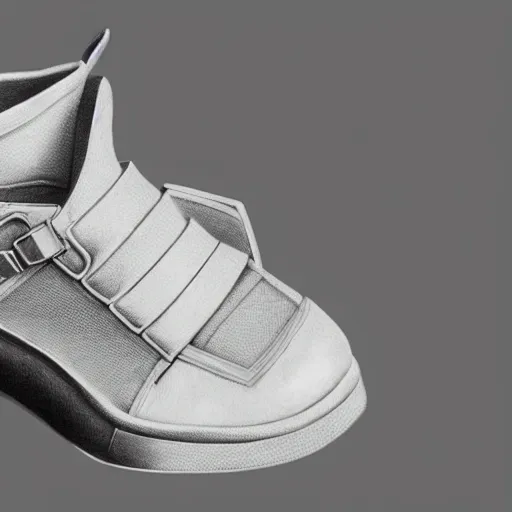 Image similar to balenciaga sneakers on gradient background, ultra rendered extreme realism and detail 8 k, highly detailed, realistic, refined, bautiful, fine art photography, hyper realistic, in the style of greg rutkowski, by artgerm, by gustave dore, by marco turini, photorealistic, elegant, sharp focus, majestic, award winning picture, intricate, artstation,