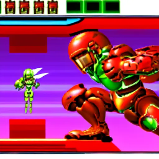 Image similar to screenshot metroid on nintendo 6 4