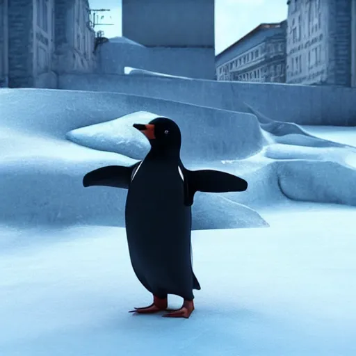 Prompt: ussr penguin john wick, instagram photo, instagram selfie, full hd, 8 k, unreal engine, octane render, hyper detailed, hyper realistic, photorealistic, vfx, houdini, full body