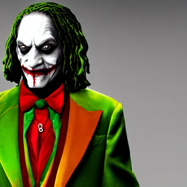 Prompt: snoop dogg as joker in mortal kombat, character, videogame render, 4 k