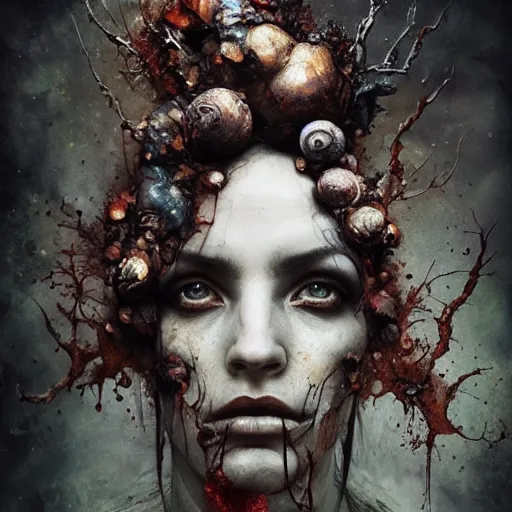 Image similar to eldritch god, by brooke shaden and alberto seveso and eve ventrue and john salminen and tim okamura, trending on artstation hq, deviantart, pinterest, 4 k uhd image