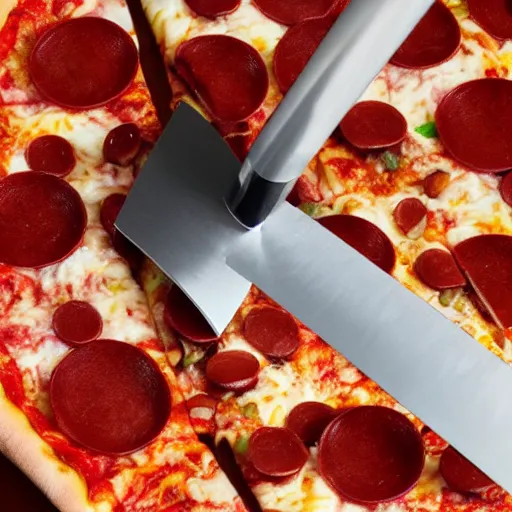Prompt: stock image of a pizza cutter cutting a brain, photorealistic, high detail