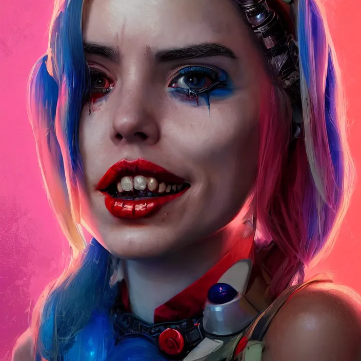 portrait of Ana de Armas as a harley quinn. intricate | Stable ...