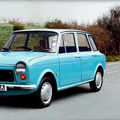 Prompt: vaz 2101 as Fiat 124 year 1967