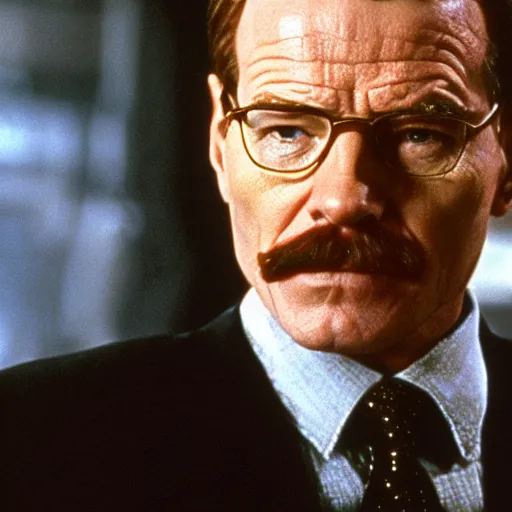 Prompt: Bryan Cranston as Commissioner Gordon in Batman Begins