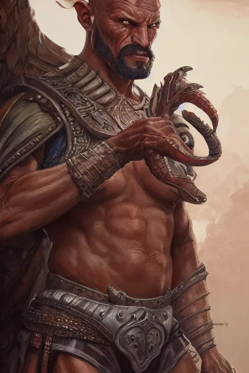 Image similar to ultra realistic illustration, a half man, half camel warrior from baldurs gate and diablo, intricate from baldurs gate, elegant, highly detailed, digital painting, artstation, concept art, smooth, sharp focus, illustration, art by artgerm and greg rutkowski and alphonse mucha