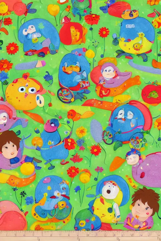 Image similar to in the night garden tombliboos as old people high resolution