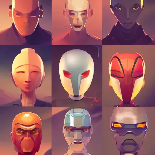 Image similar to face icon stylized minimalist metabots, loftis, cory behance hd by jesper ejsing, by rhads, makoto shinkai and lois van baarle, ilya kuvshinov, rossdraws global illumination