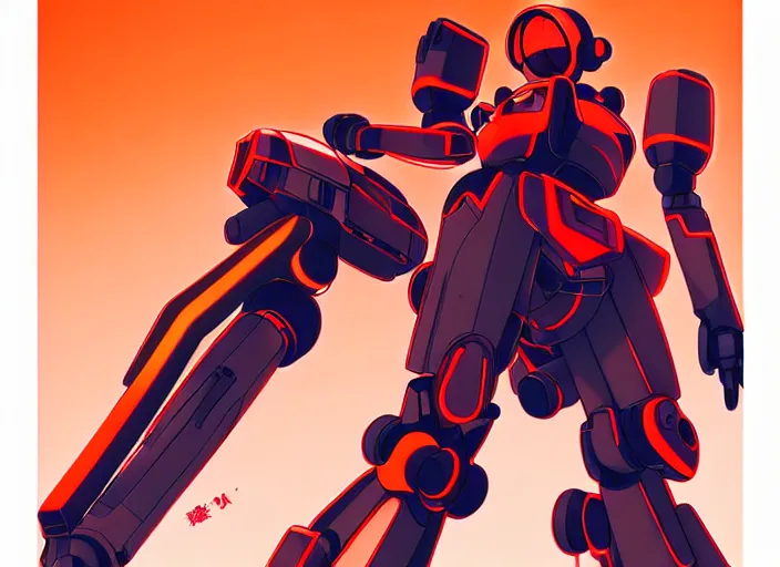 Prompt: anime girl with battle mech,Karolis Strautniekas, omoide emanon, tsuruta kenji, murata range,kawaii, kyoto animation, manga, intricate, detailed, studio lighting, orange red black white, gradation,editorial illustration, matte print, Ilya Kuvshinov