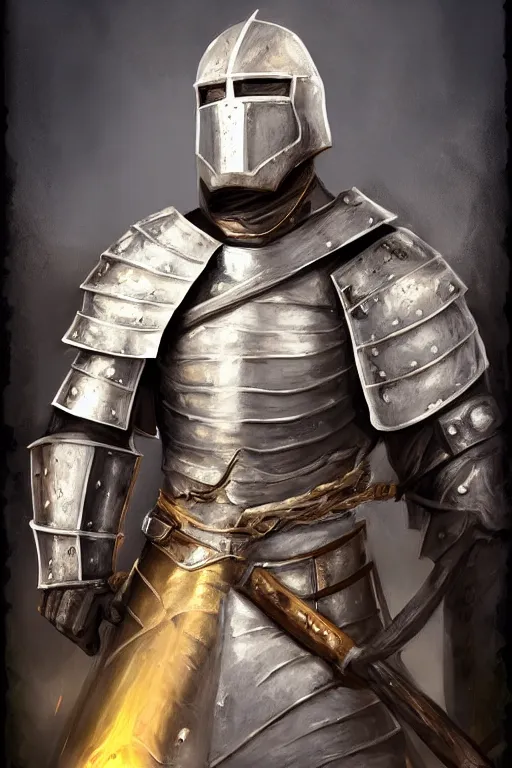 Image similar to warrior knight portrait