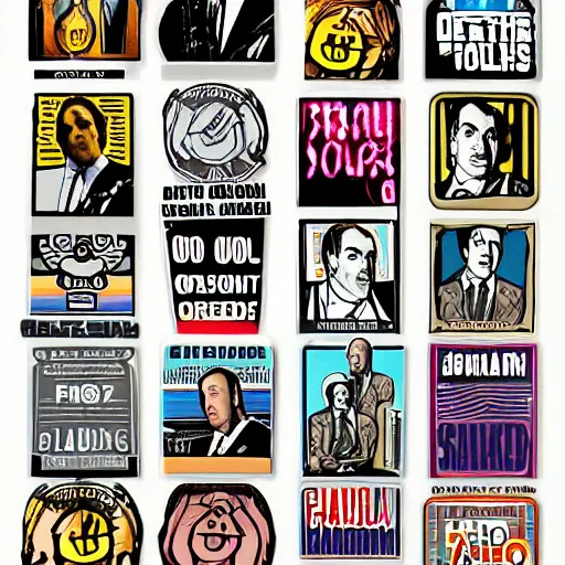 Image similar to ios app for ordering saul goodman stickers