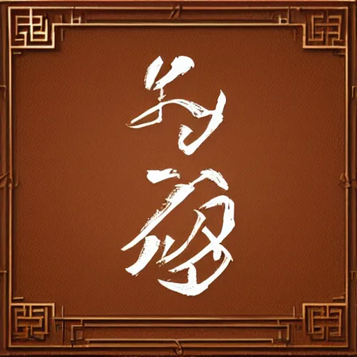 Prompt: fractally complicated chinese character, high quality