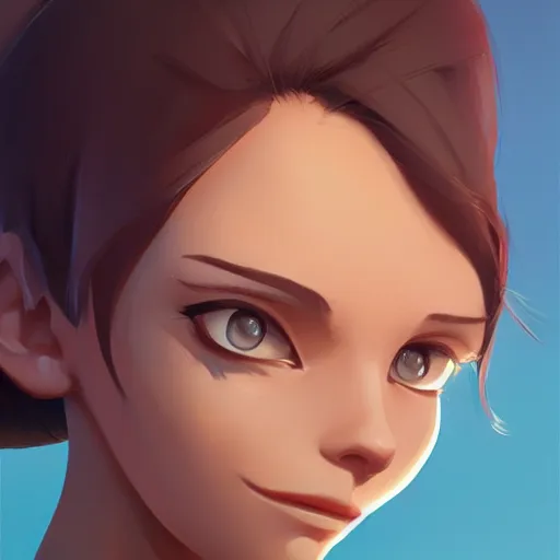 Image similar to face icon stylized minimalist breakfast at tiffany's, loftis, cory behance hd by jesper ejsing, by rhads, makoto shinkai and lois van baarle, ilya kuvshinov, rossdraws global illumination