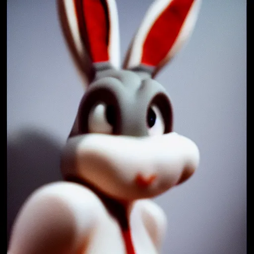 Prompt: Portrait of a bugs bunny, 85mm Lens F/1.8, award winning photography