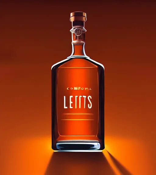 Prompt: icon stylized minimalist whiskey bottle!, loftis, cory behance hd by jesper ejsing, by rhads, makoto shinkai and lois van baarle, ilya kuvshinov, rossdraws global illumination